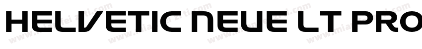 Helvetic Neue LT Pro Bold字体转换